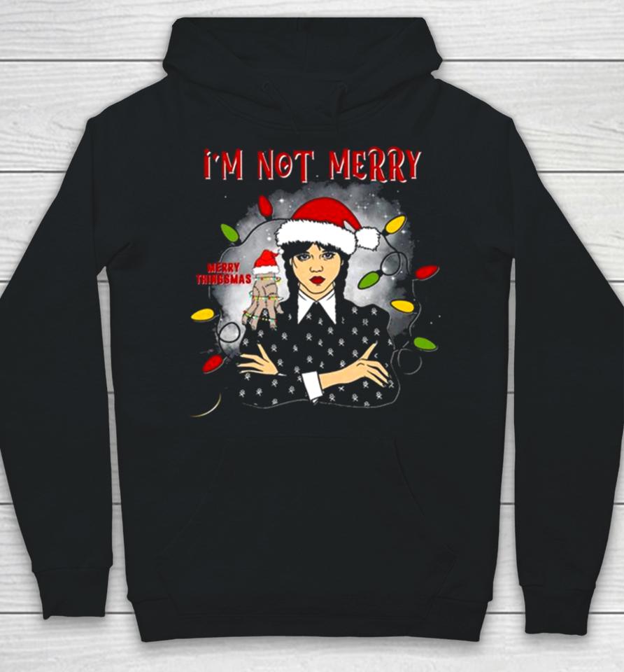 Wednesdays Addams Family Dancing Queen Merry Thingsmas Hoodie