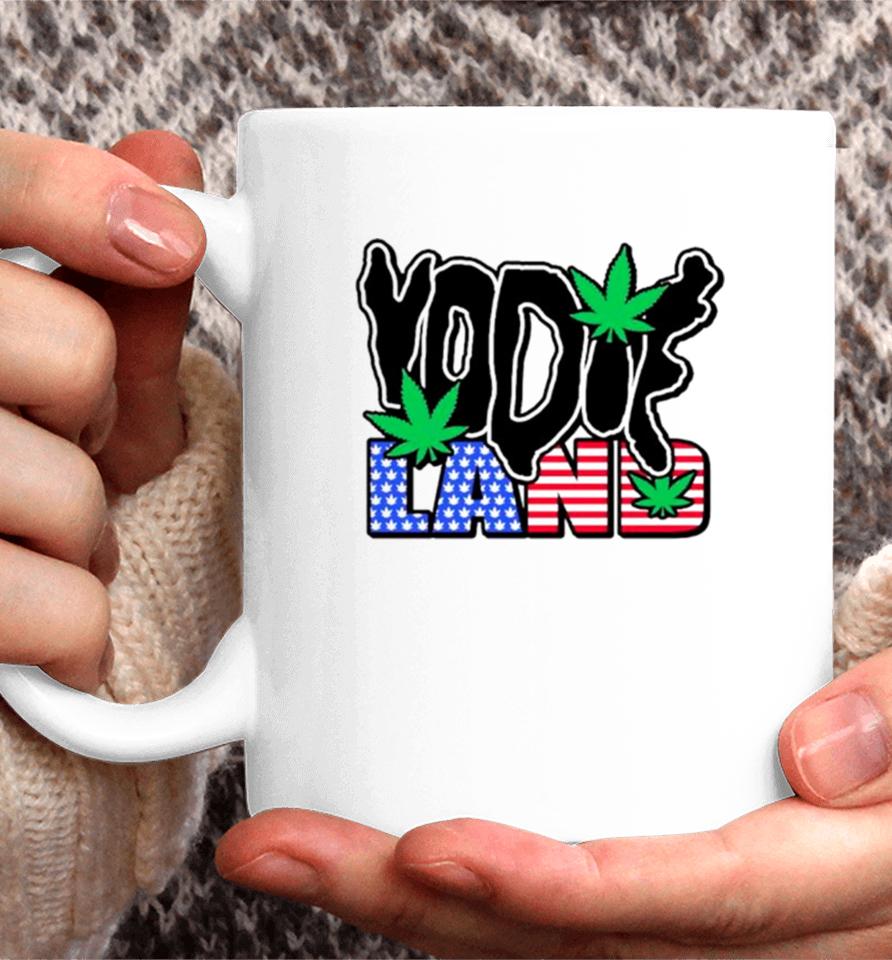 Weed Not Here Usa Flag Coffee Mug