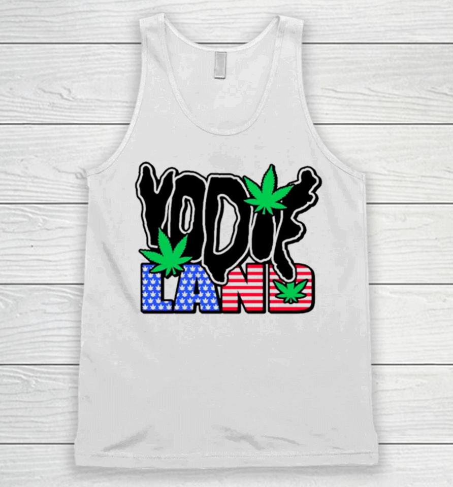 Weed Not Here Usa Flag Unisex Tank Top