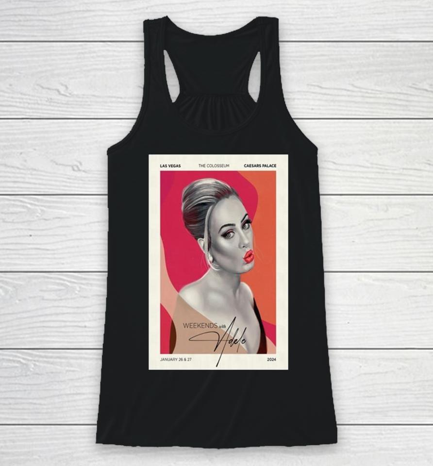 Weekends With Adele The Colosseum Caesars Palace, Las Vegas January 26 &Amp; 27, 2024 Tour Racerback Tank