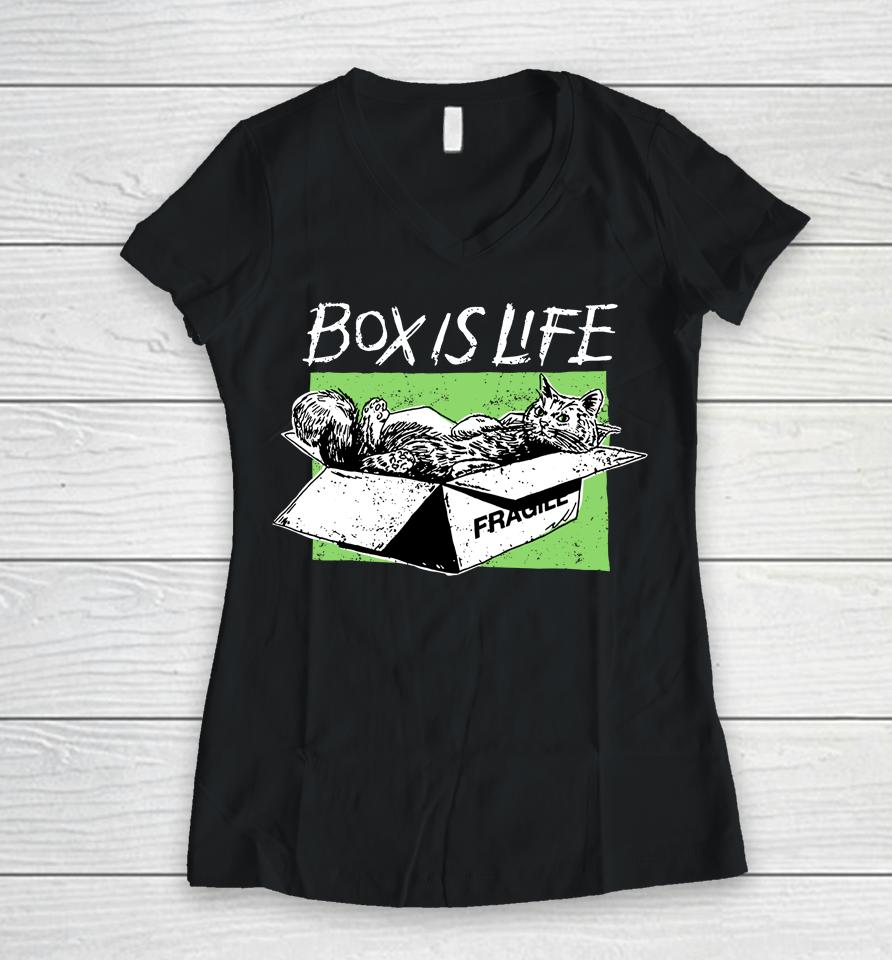 Weirdlilguys Merch Box Is Life Women V-Neck T-Shirt
