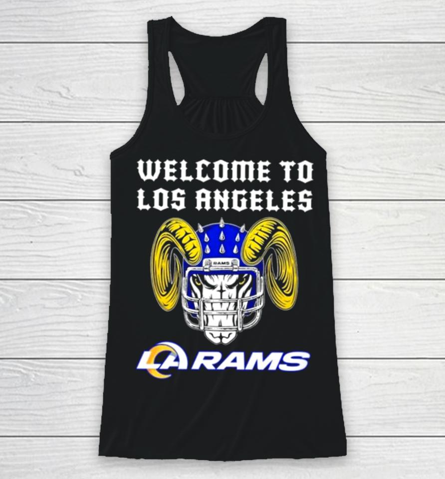 Welcome To Los Angeles Rams Racerback Tank