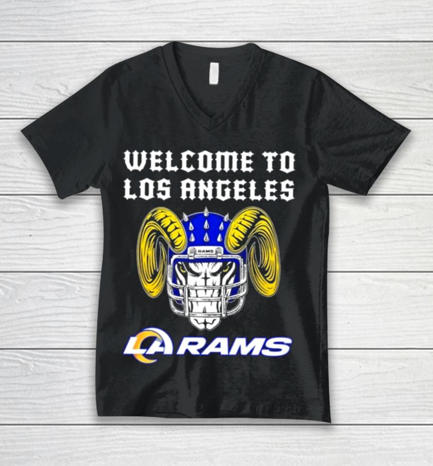 Welcome To Los Angeles Rams Unisex V-Neck T-Shirt