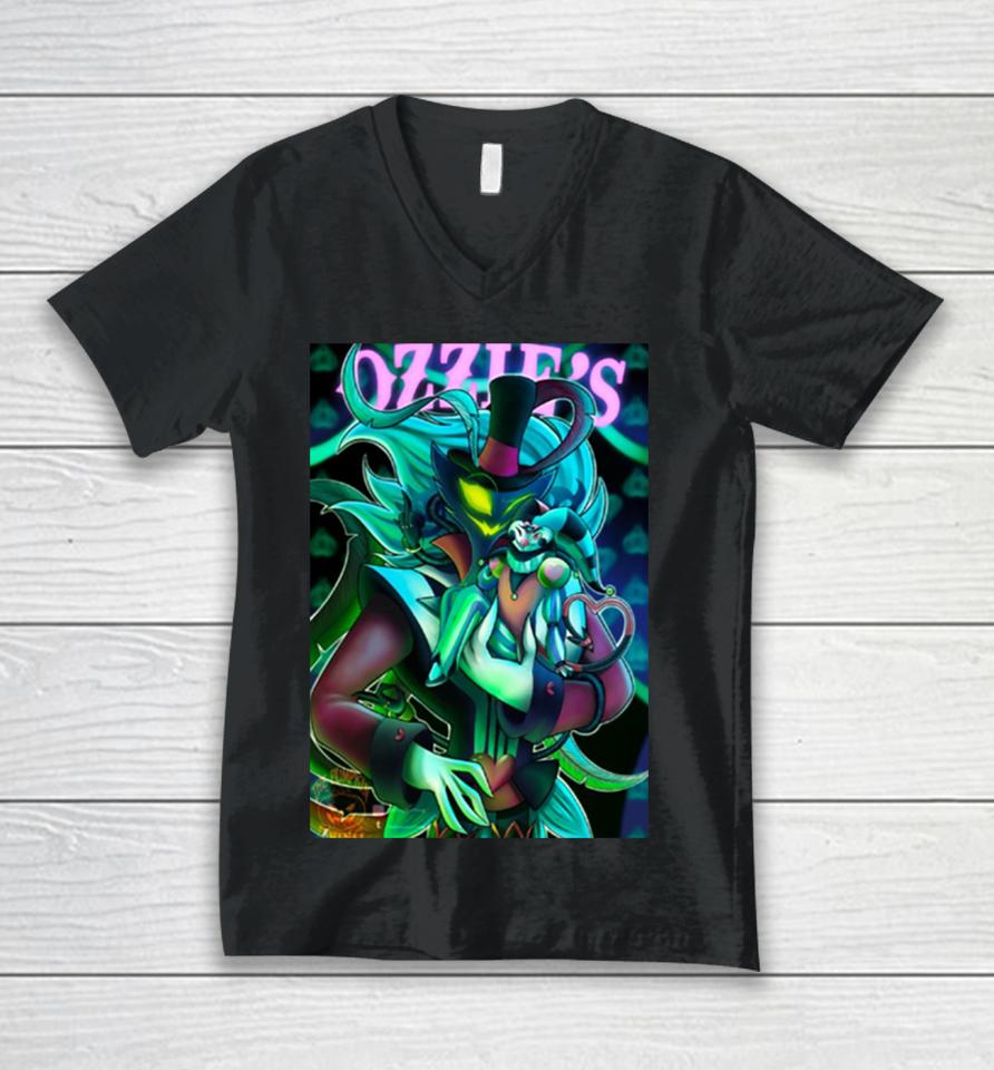 Welcome To Ozzie’s Helluva Boss Unisex V-Neck T-Shirt