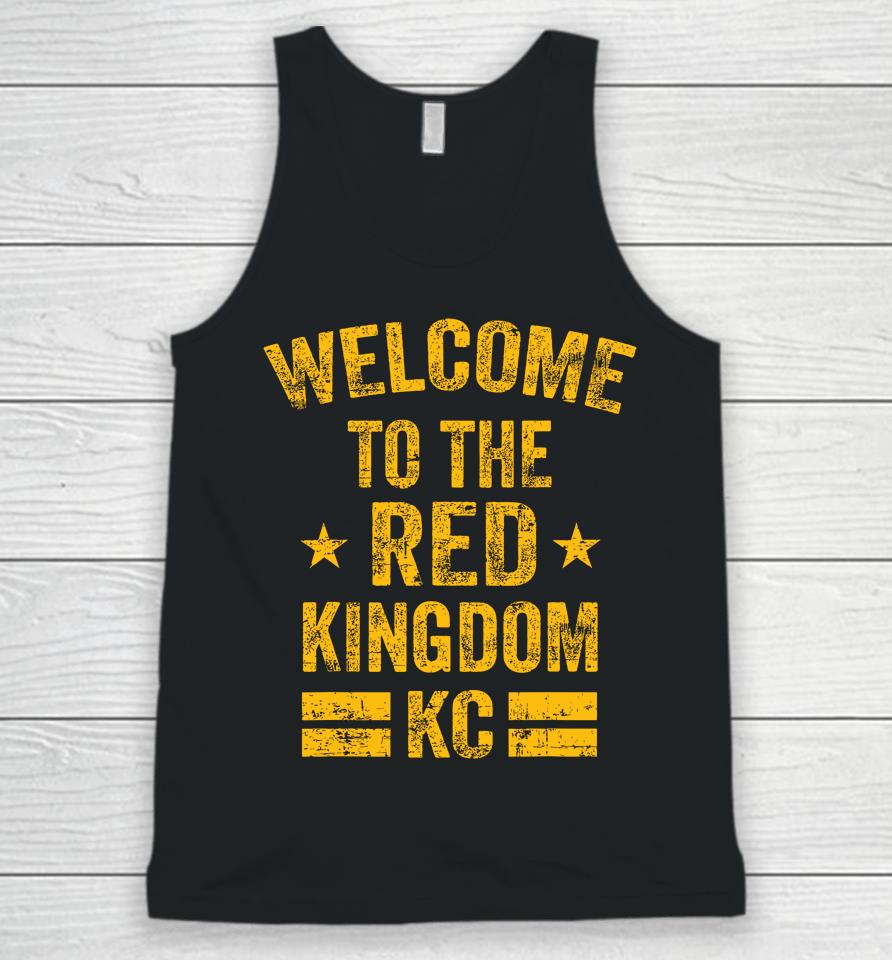 Welcome To The Red Kingdom Kansas City Unisex Tank Top