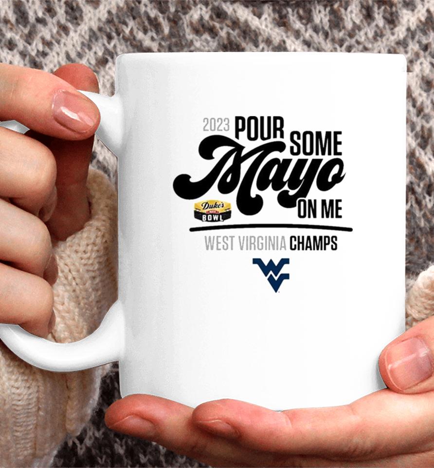 West Virginia Mountaineers 2023 Duke’s Mayo Bowl Champions Coffee Mug