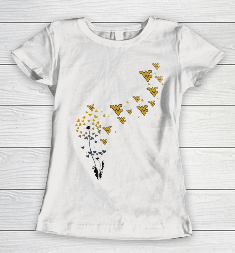 West Virginia Mountaineers Dandelion Flower 2023 Women T-Shirt