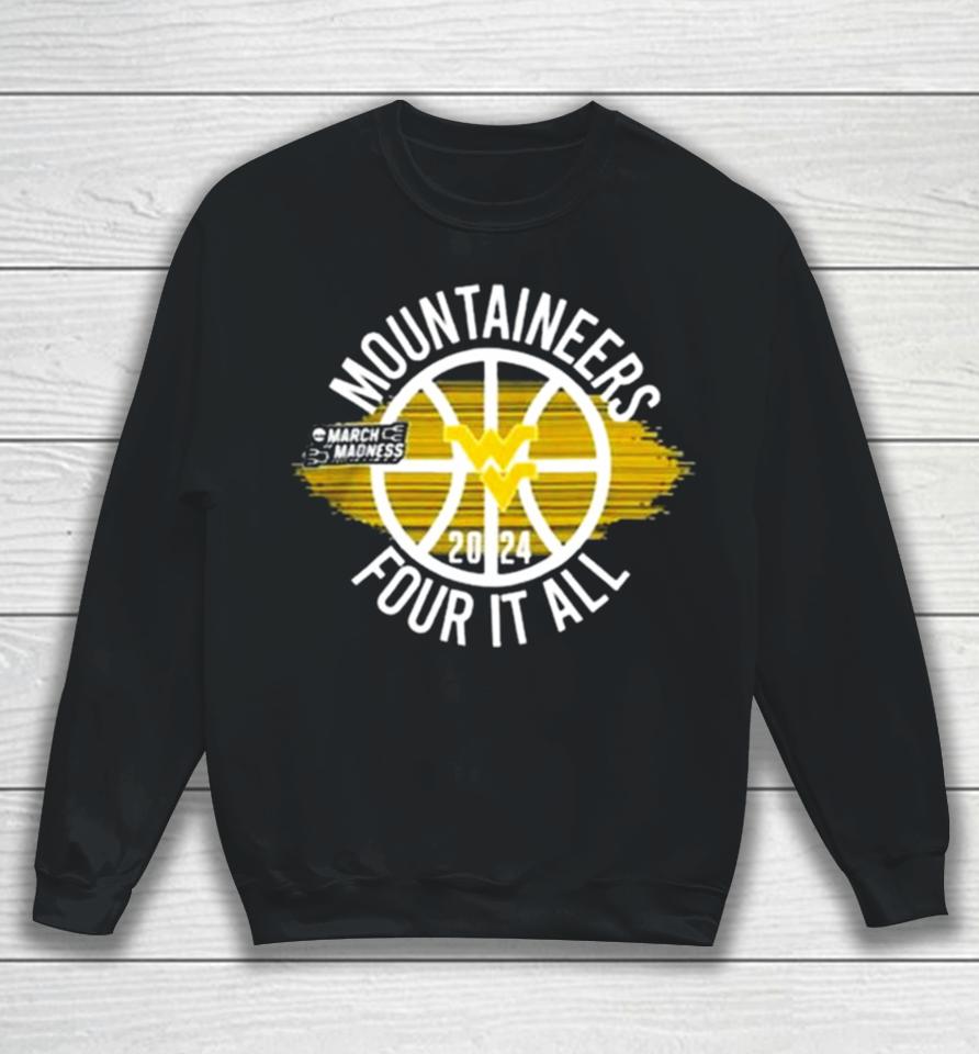 West Virginia Mountaineers Women’s Basketball Four It All Sweatshirt