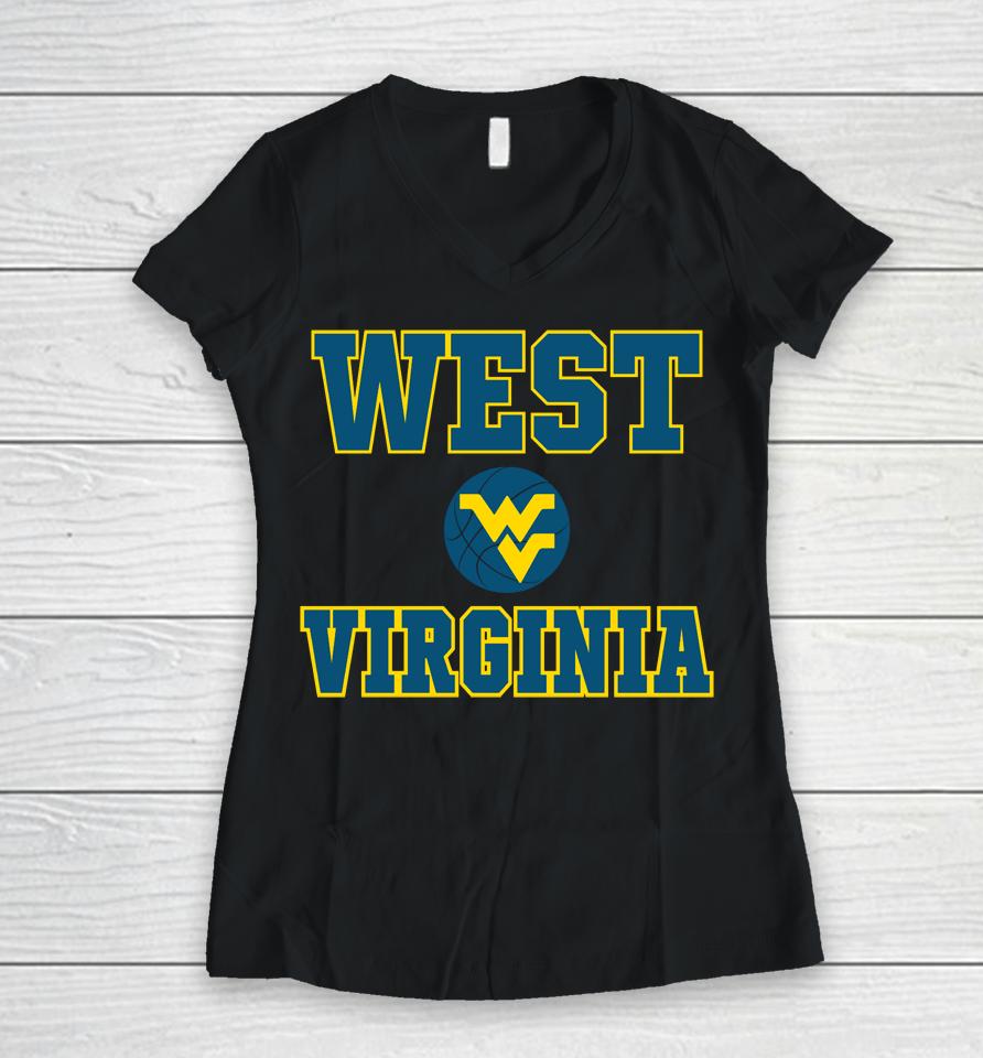 West Virginia Women V-Neck T-Shirt