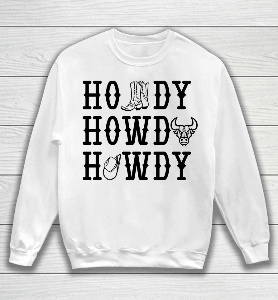 Western Cowboy Cowgirl Yee Haw Rodeo Sieg Howdy Sweatshirt