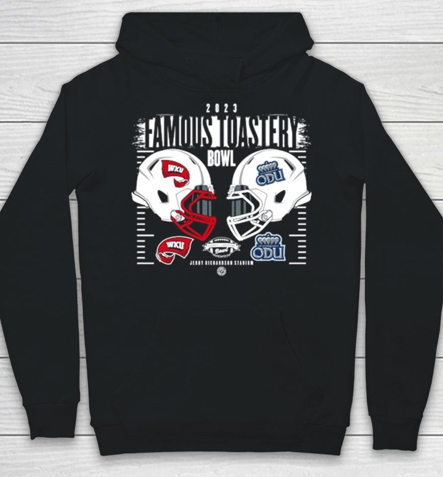 Western Kentucky Hilltoppers Vs Old Dominion Monarchs 2023 Famous Toastery Bowl Helmet Hoodie