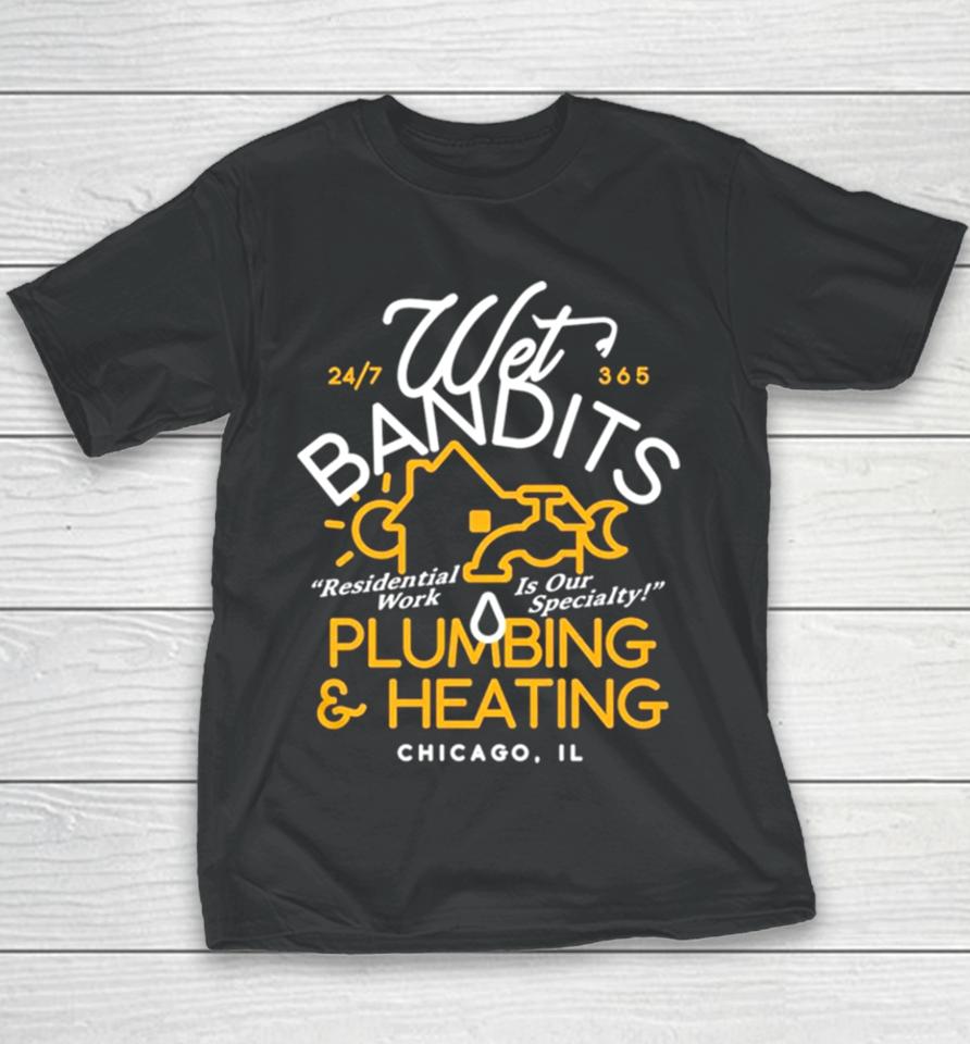 Wet Bandits Plumbing And Heating Men’s Classic Youth T-Shirt