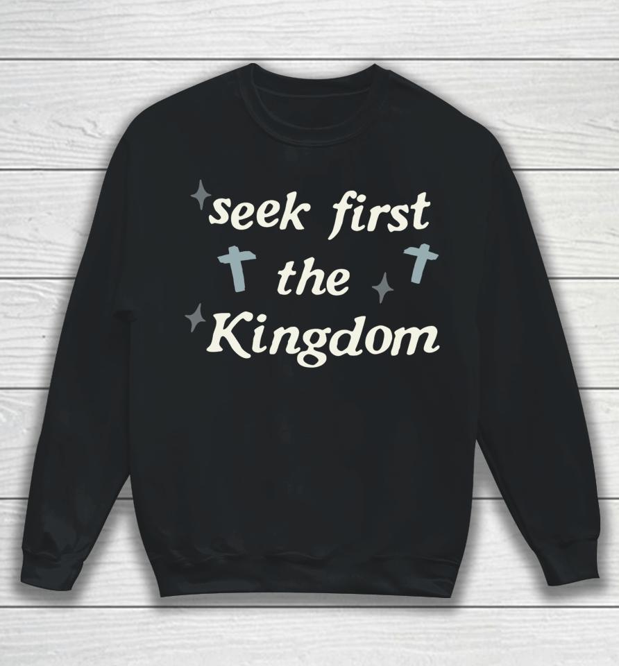 Wethebelieversclothing Seek First The Kingdom Sweatshirt