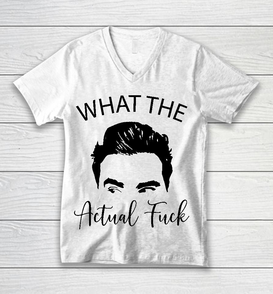 What The Actual Fuck Unisex V-Neck T-Shirt