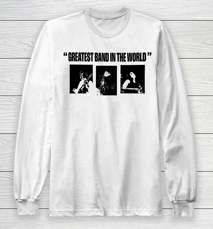 Whereismuna Greatest Band In The World Long Sleeve T-Shirt