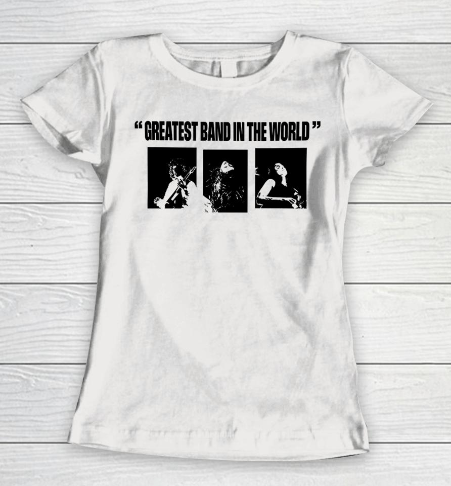 Whereismuna Greatest Band In The World Women T-Shirt