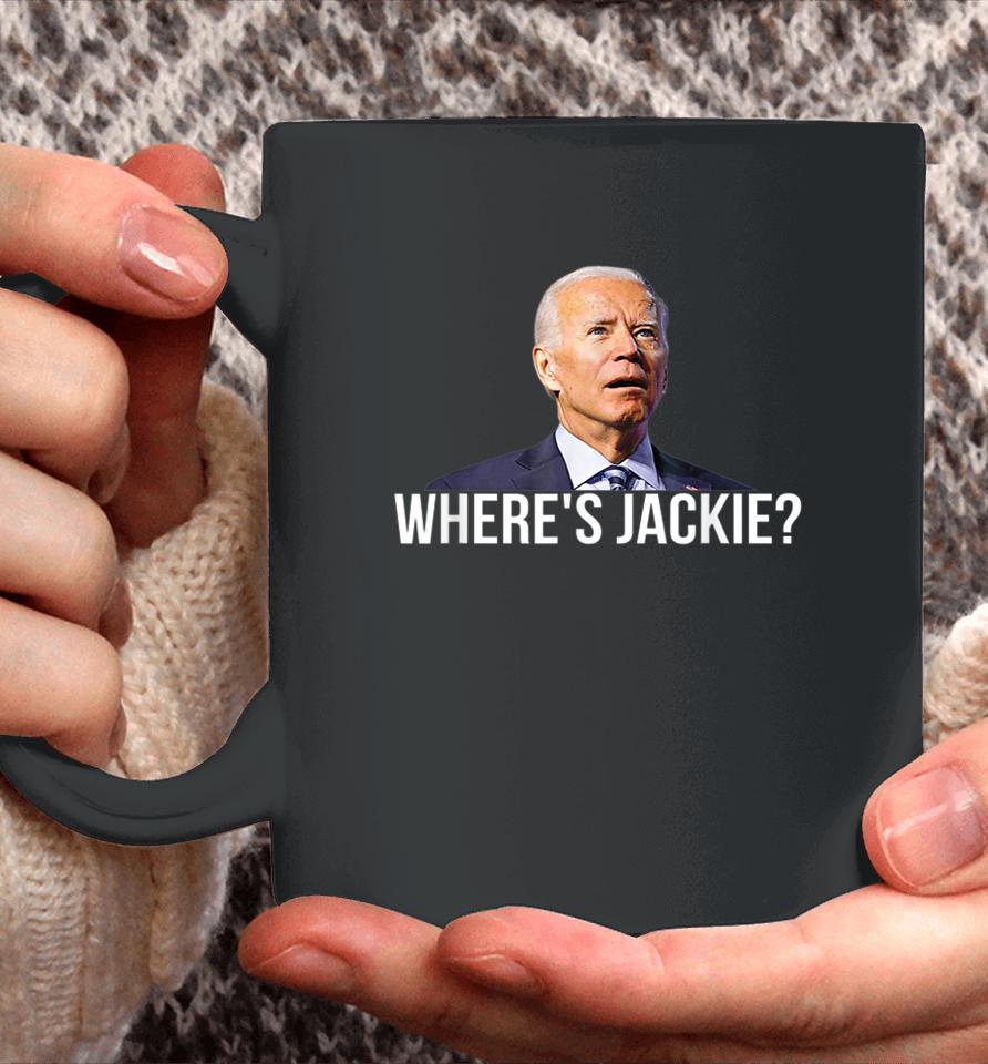 Where's Jackie Funny Anti-Biden Coffee Mug