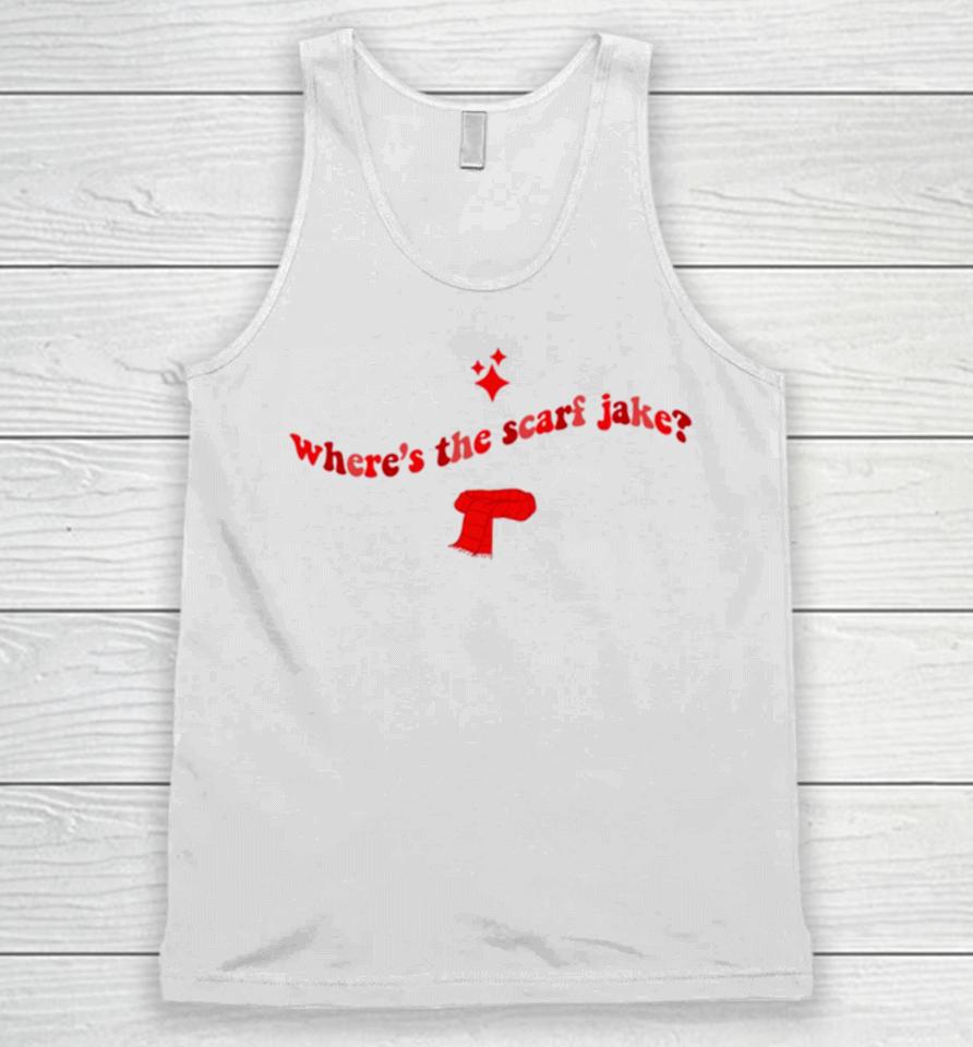 Where’s The Scarf Jake All Too Well Taylor Swift Red Merch Unisex Tank Top