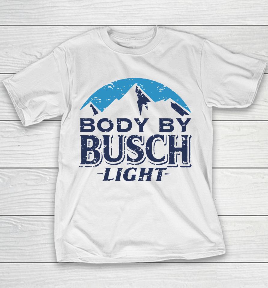 Whiskey Riff Merch Body By Busch Light Youth T-Shirt