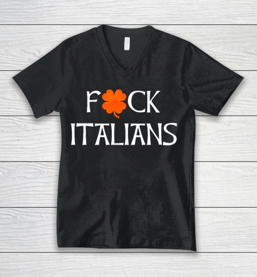 White Sox Dave Fuck Italians Unisex V-Neck T-Shirt