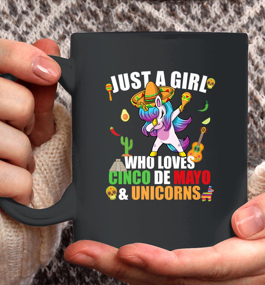 Who Loves Cinco De Mayo Unicorns Mexican Party Coffee Mug