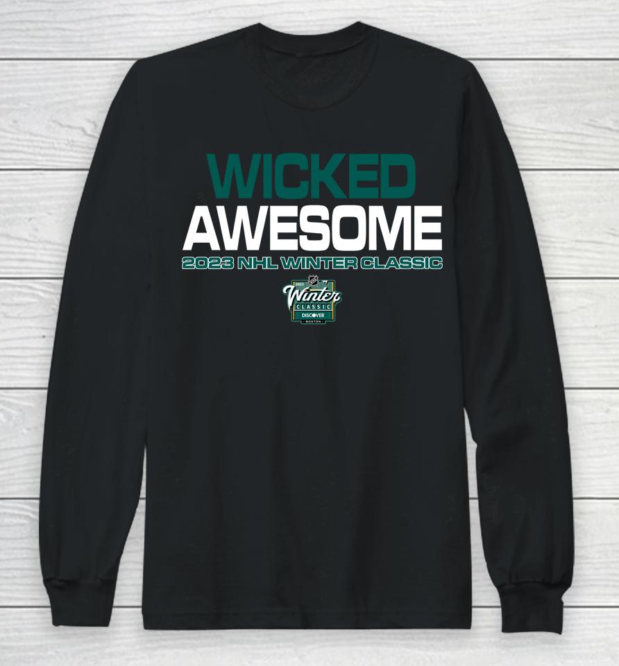Wicked Awesome 2023 Nhl Winter Classic 47 Scrum Long Sleeve T-Shirt