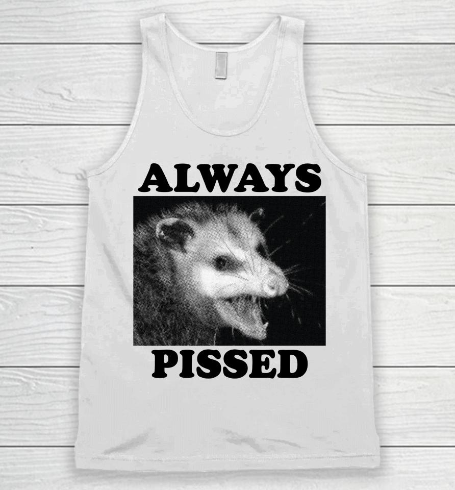 Wicked Clothes Always Pissed Unisex Tank Top