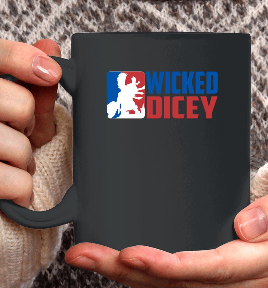Wicked Dicey Baseball Logo Style Coffee Mug