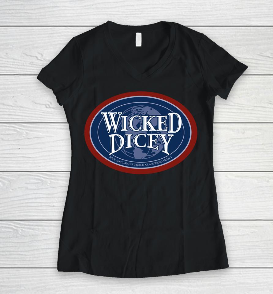 Wicked Dicey Women V-Neck T-Shirt