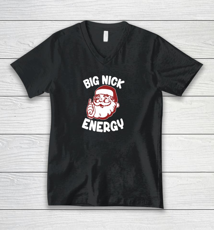 Wicked Naughty Merch Big Nick Energy Unisex V-Neck T-Shirt