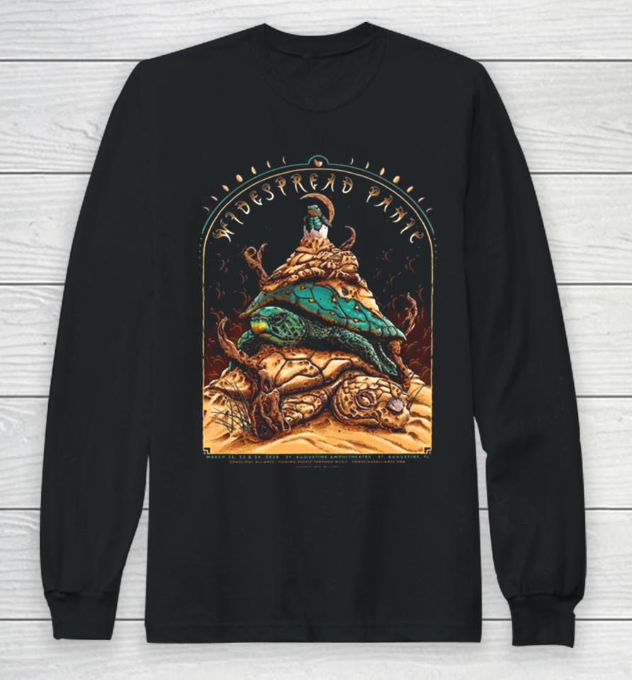 Widespread Panic And Conscious Alliance Team Up In St Augustine From 22 To 24 March 2024 Long Sleeve T-Shirt
