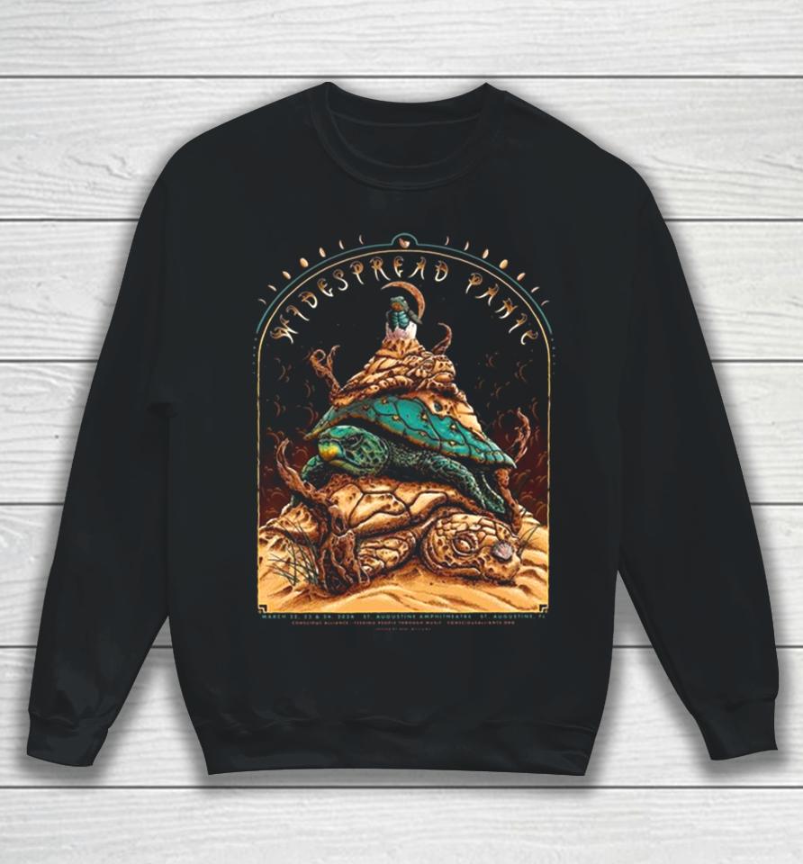 Widespread Panic And Conscious Alliance Team Up In St Augustine From 22 To 24 March 2024 Sweatshirt