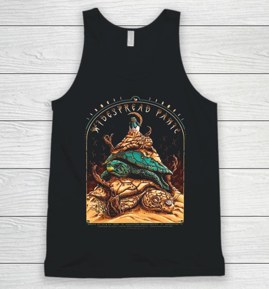 Widespread Panic And Conscious Alliance Team Up In St Augustine From 22 To 24 March 2024 Unisex Tank Top