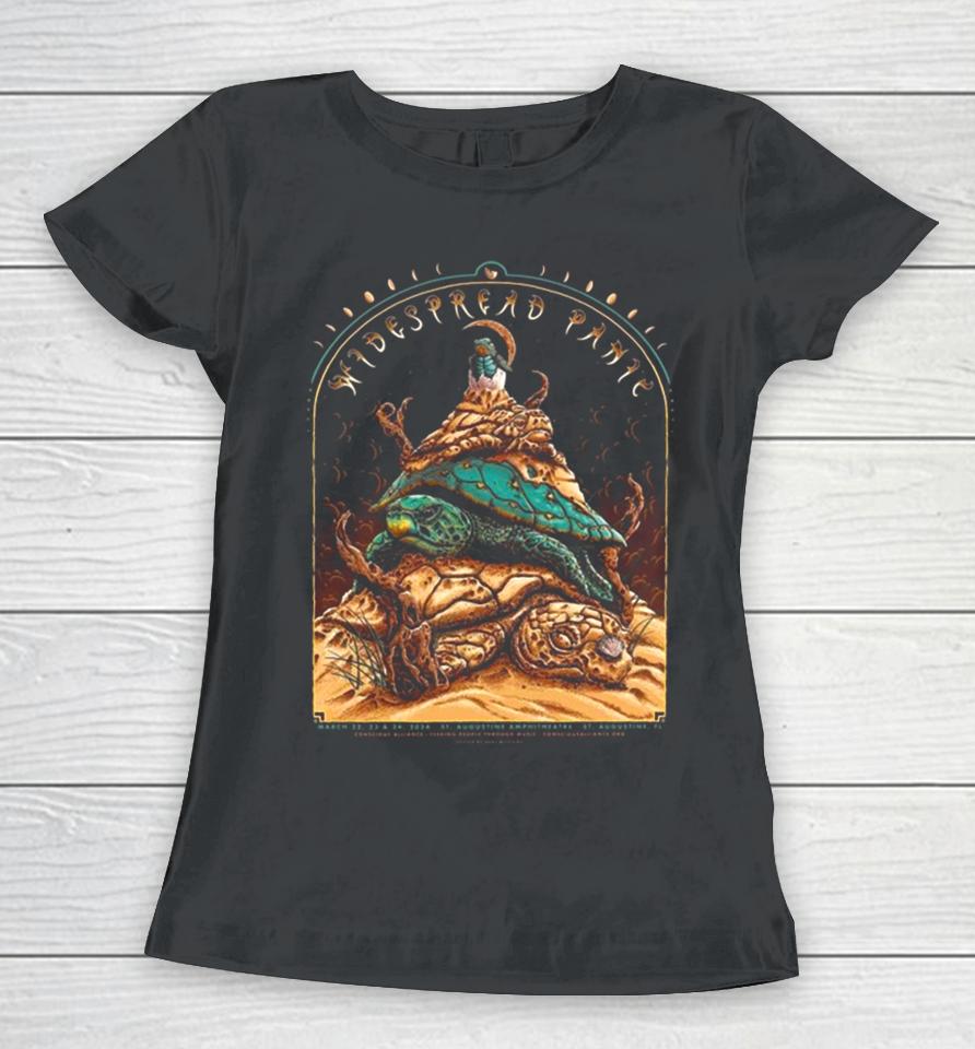 Widespread Panic And Conscious Alliance Team Up In St Augustine From 22 To 24 March 2024 Women T-Shirt