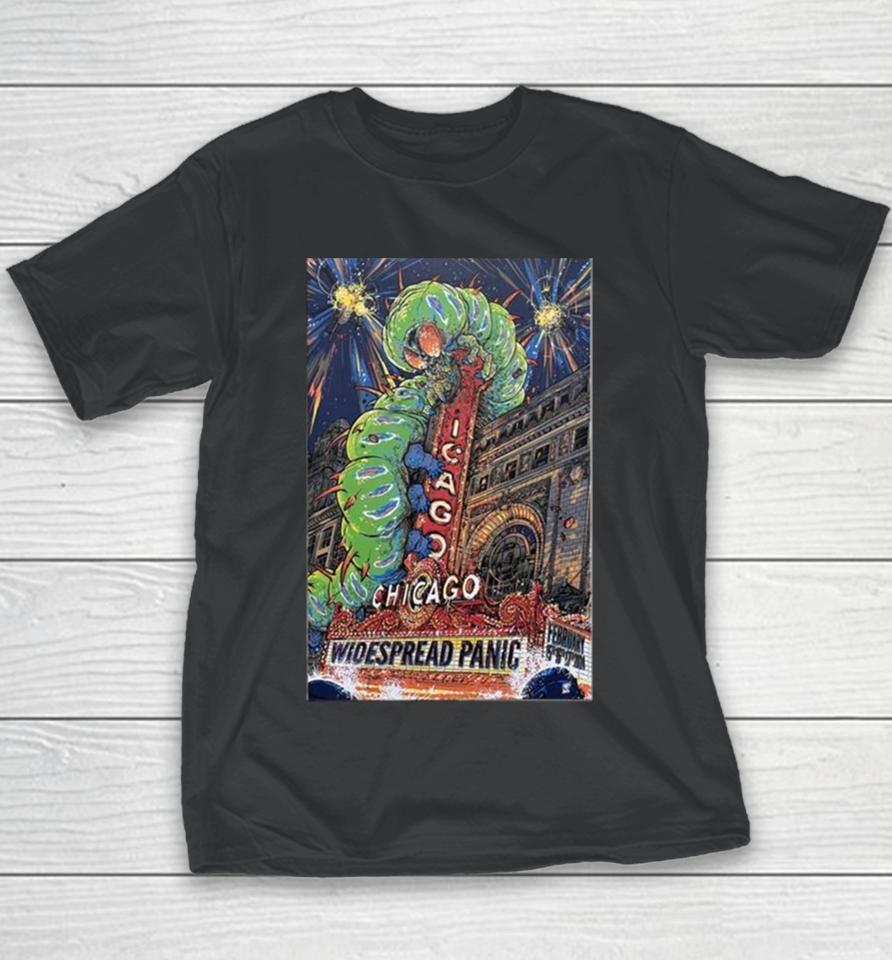 Widespread Panic Chicago February 15Th 16Th 17Th 2024 Youth T-Shirt