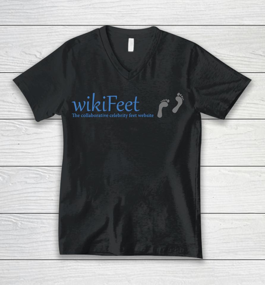 Wikifeet Logo Unisex V-Neck T-Shirt