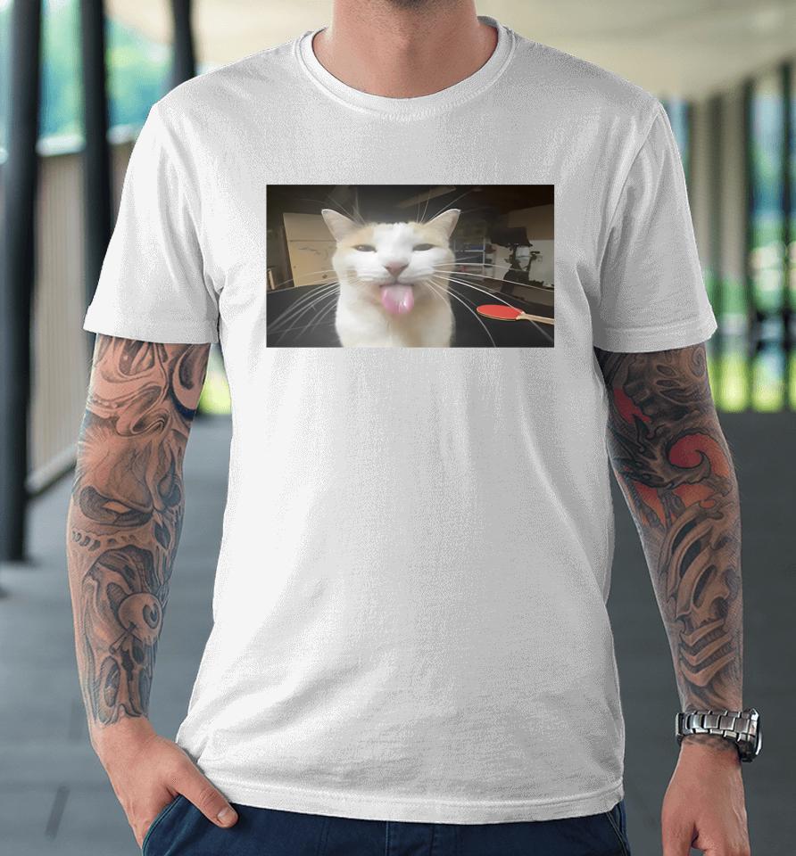 Wilbur Bleh Cat Premium T-Shirt