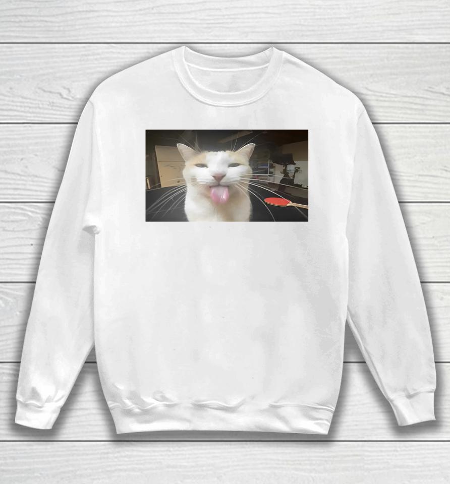 Wilbur Bleh Cat Sweatshirt