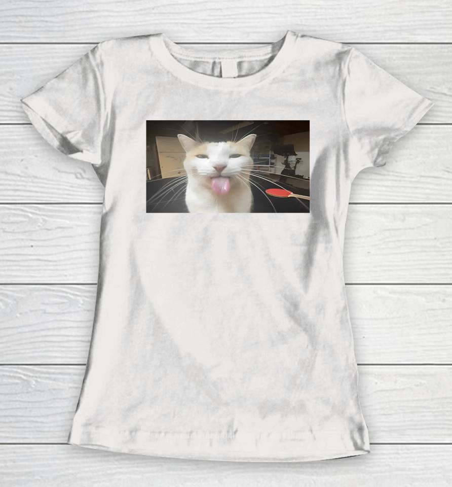 Wilbur Bleh Cat Women T-Shirt