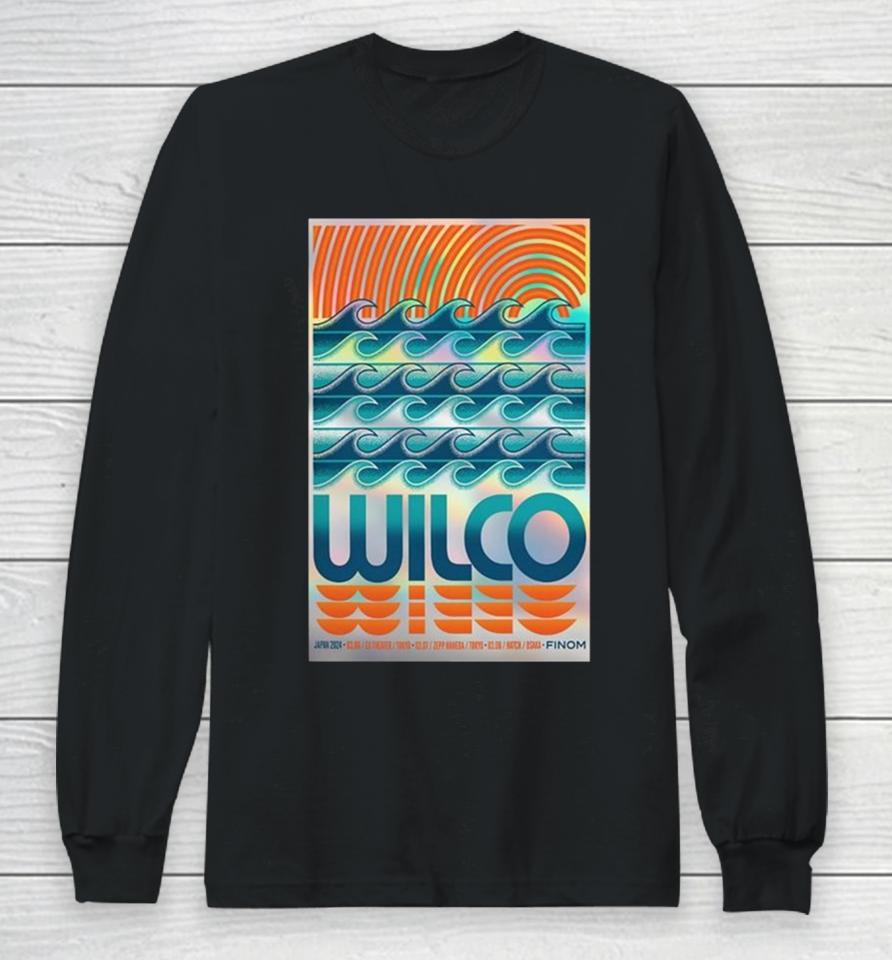 Wilco Tour Japan March 6 8, 2024 Long Sleeve T-Shirt