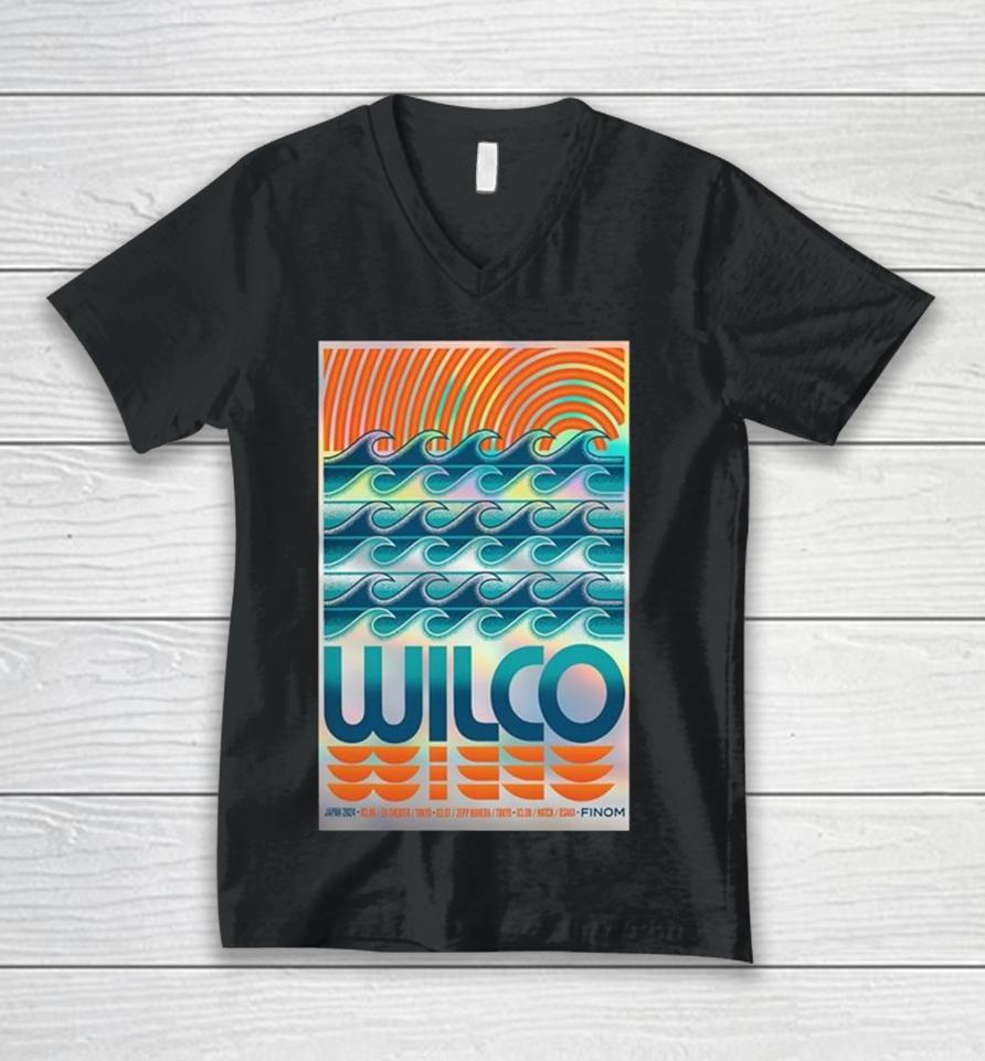Wilco Tour Japan March 6 8, 2024 Unisex V-Neck T-Shirt