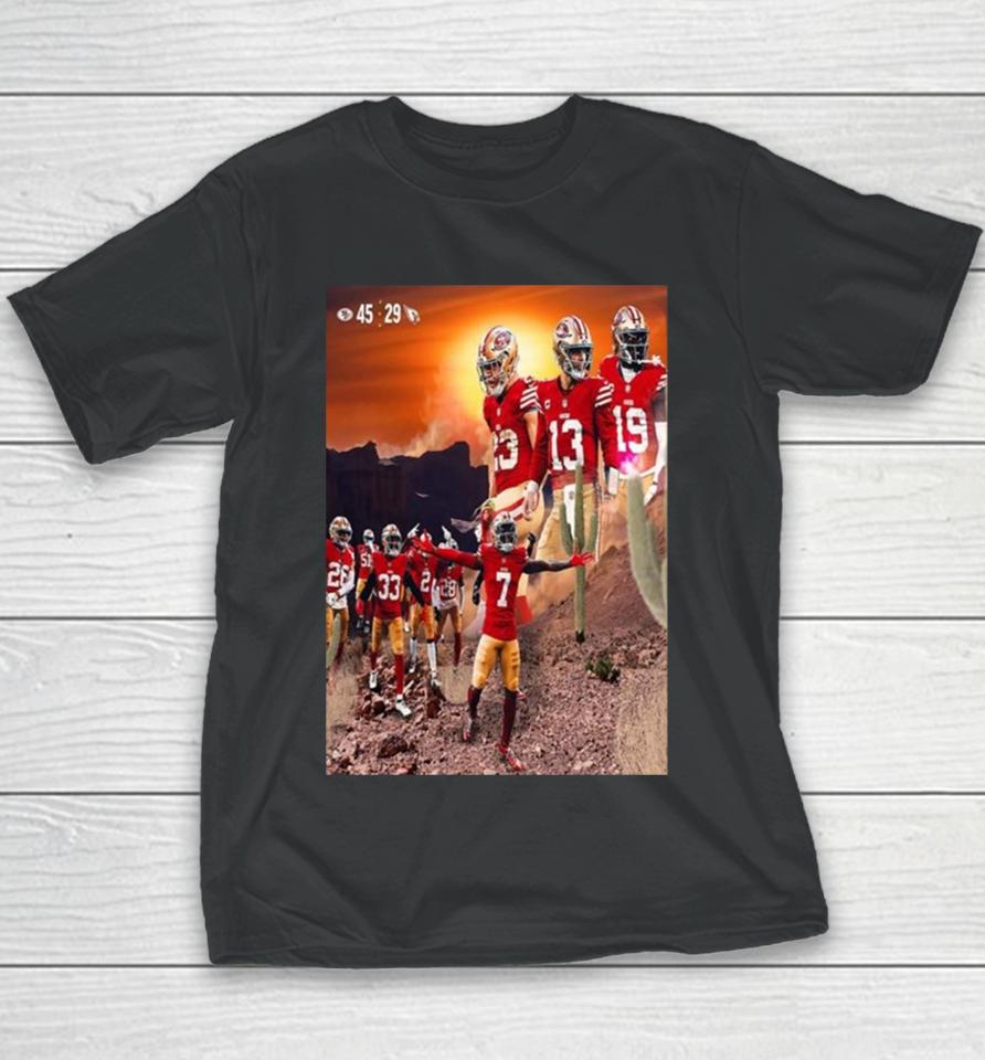 Wild West San Francisco 49Ers 2023 Nfc West Champions Youth T-Shirt