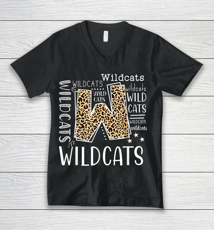 Wildcats Unisex V-Neck T-Shirt