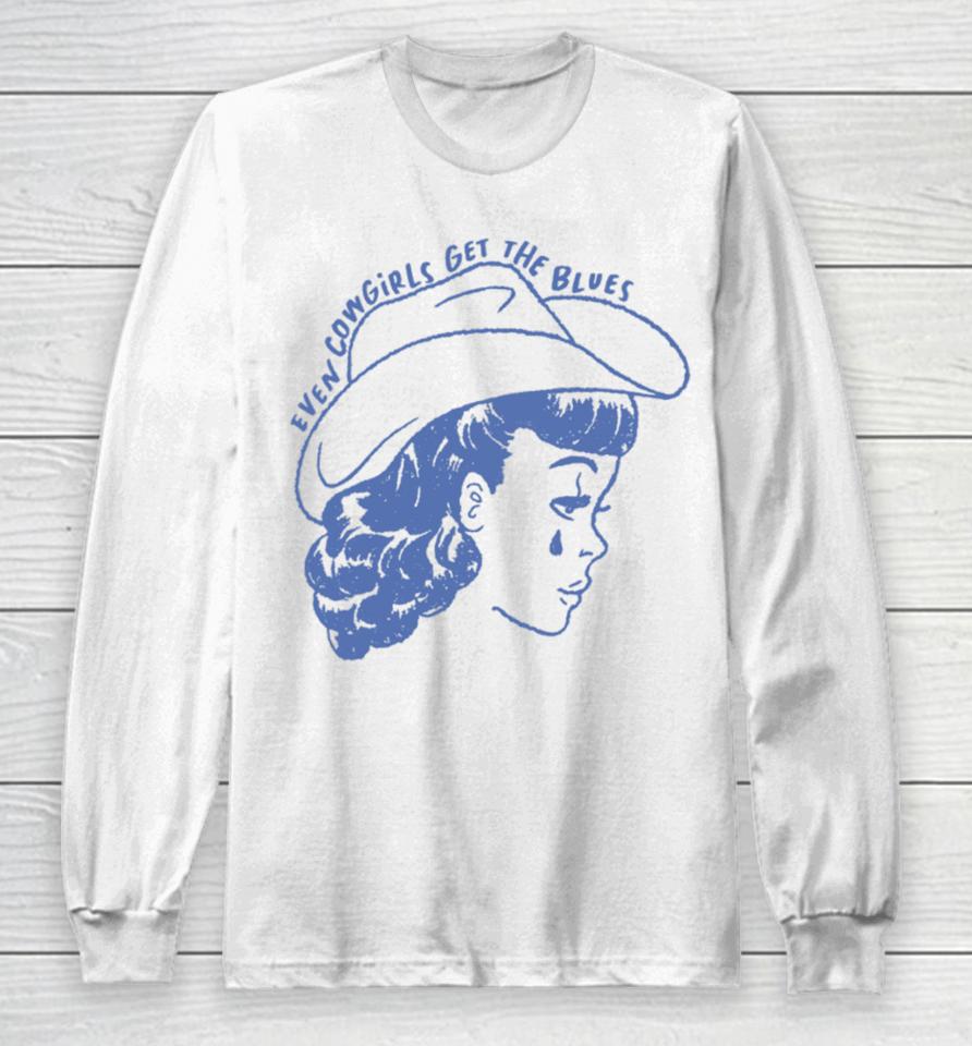 Wildkind Prints Even Cowgirls Get The Blues Long Sleeve T-Shirt
