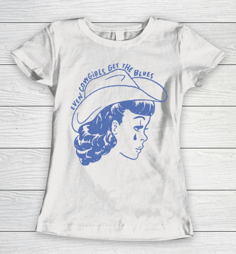 Wildkind Prints Even Cowgirls Get The Blues Women T-Shirt