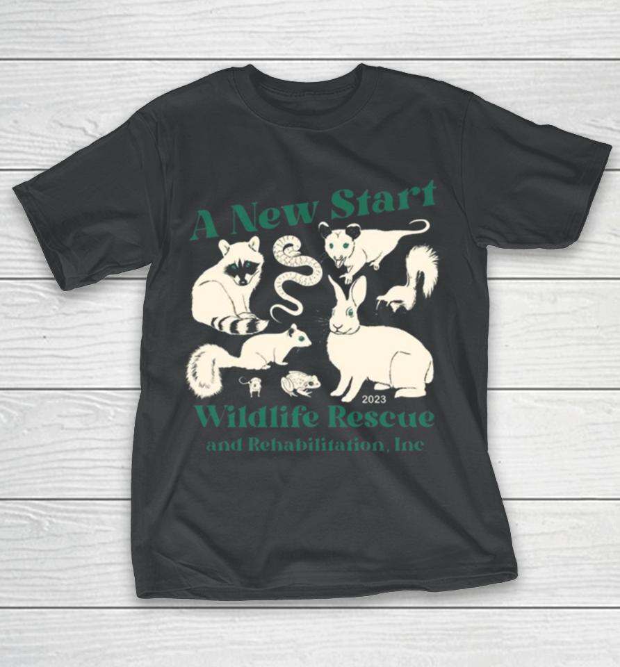 Wildlife Rescue Critters By A New Start Wildlife Rescue &Amp; Rehabilitation T-Shirt