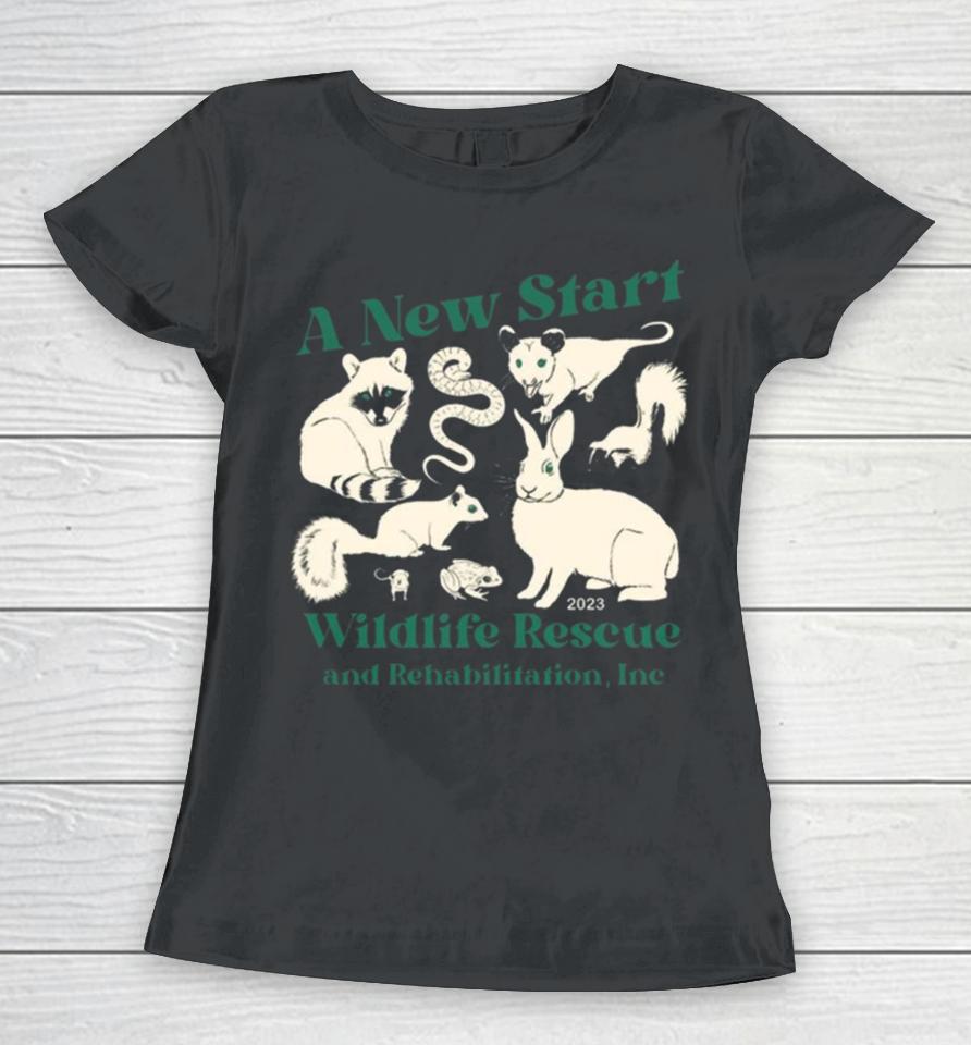 Wildlife Rescue Critters By A New Start Wildlife Rescue &Amp; Rehabilitation Women T-Shirt