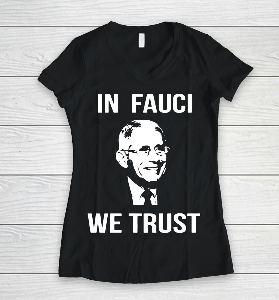 Will Ferrell Fauci Women V-Neck T-Shirt
