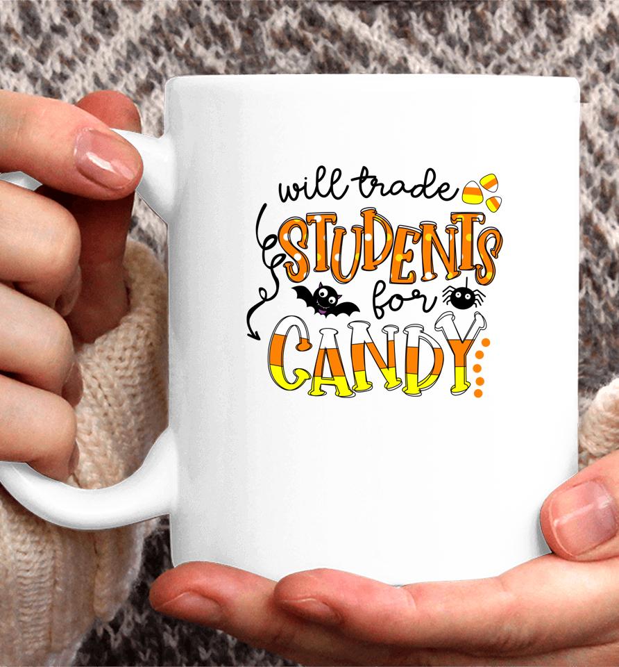 Will Trade Students For Candy Cute Teacher Halloween Costume Coffee Mug