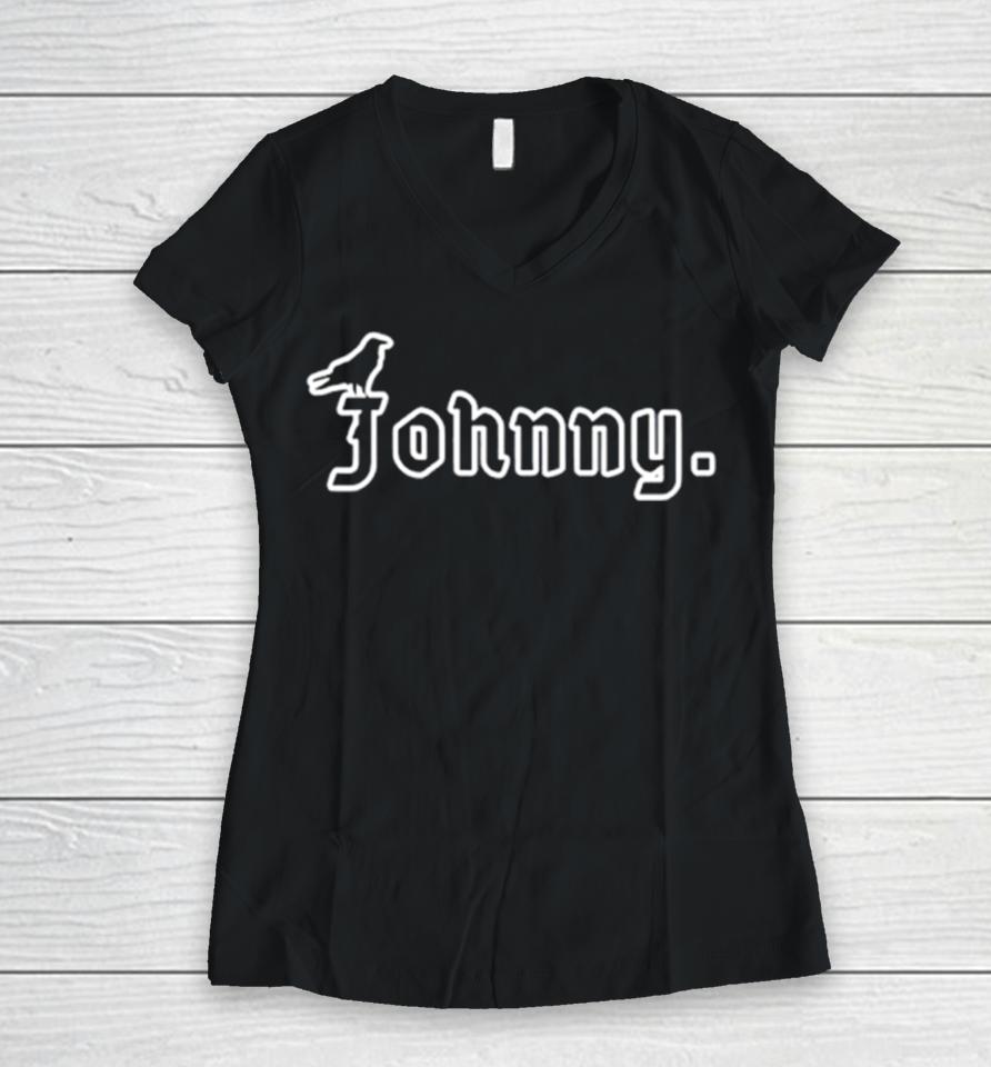Will Wearpurplepants Fieldstees The Johnny Women V-Neck T-Shirt